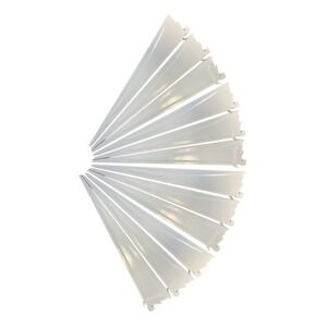 Closetmaid 285400‎ 16-In. White Shelf Track Bracket Lot of 12